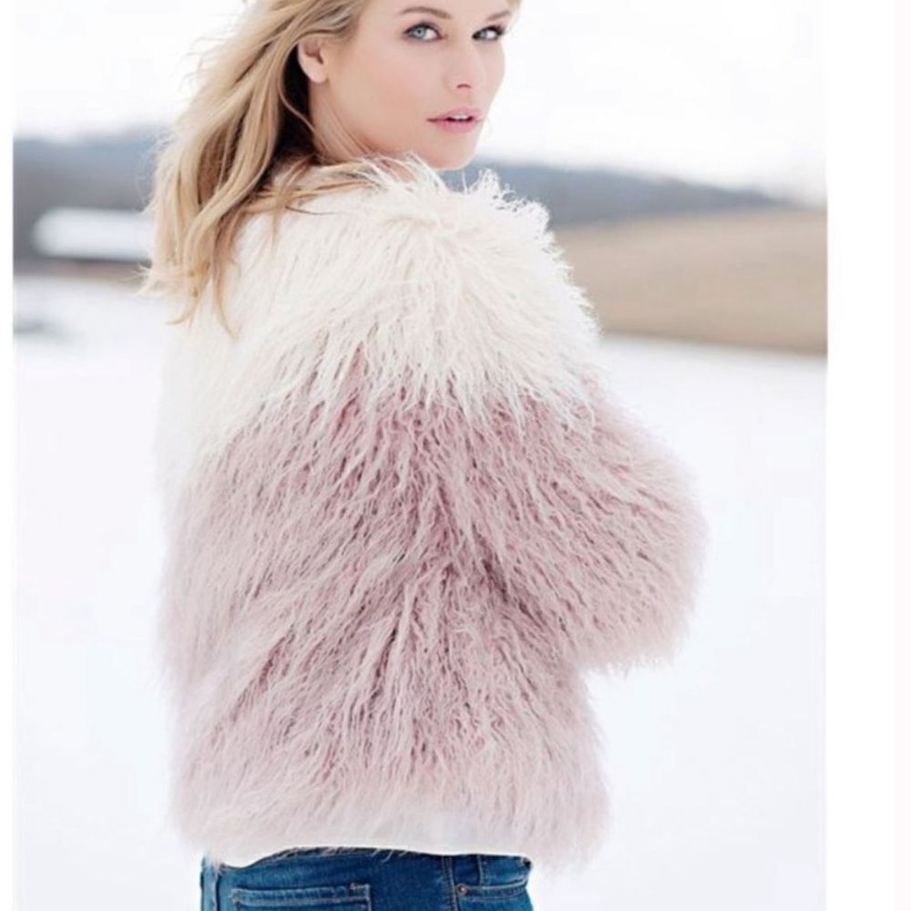 Donna Salyer Fabulous Furs Faux Mongolian Lamb Jacket - Picture 3 of 14